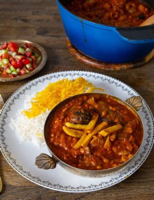  Gheymeh Bademjan: Una Sinfonía de Sabor a la Parrilla y una Mezcla Cremosa