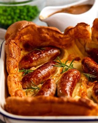  Toad-in-the-Hole: Una Sinfonía de Sabores entre un Rico Pudín y una Jugosa Carne!